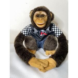 RUHOF Monkey Hand Puppet Full Body Plush Car Racing Chimpanzee 2018 Squeaks